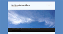Desktop Screenshot of geheimnisse-des-lebens.info
